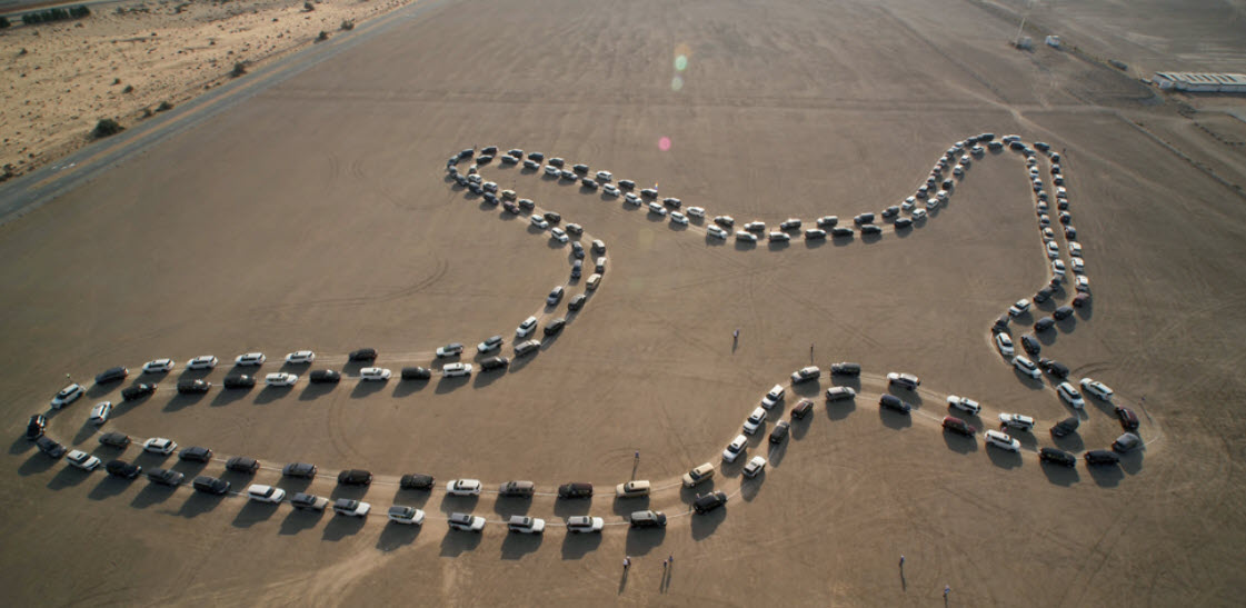 Gulf Weekly Desert falcon drive produces another world record